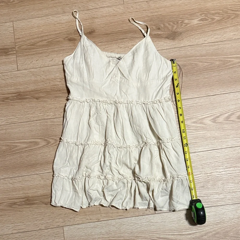 Cream Spaghetti Strap Dress - Picture 1 of 6
